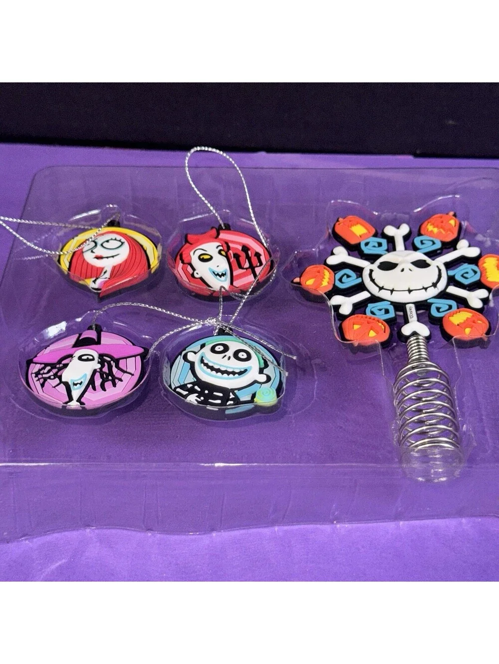 Nightmare Before Christmas Tree Topper & Ornaments Hallmark Disney Halloween